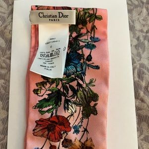 New Dior neck scarf - never worn - with box and bag - Great Mother's Day gift!